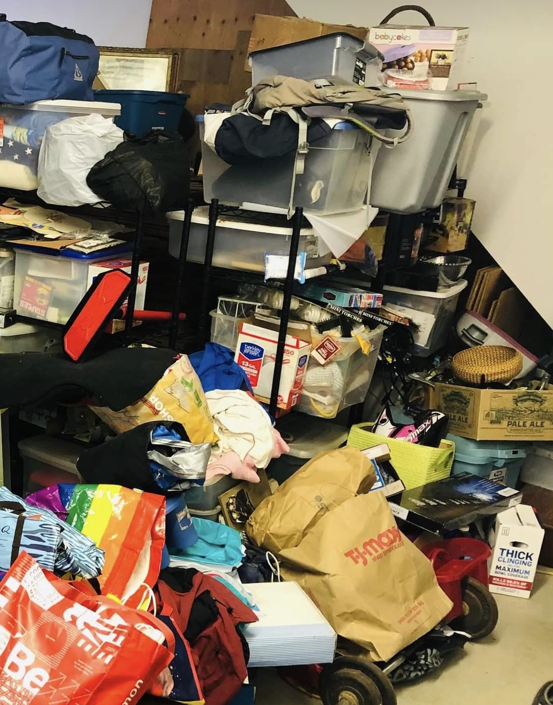 Garage before mOrganize it